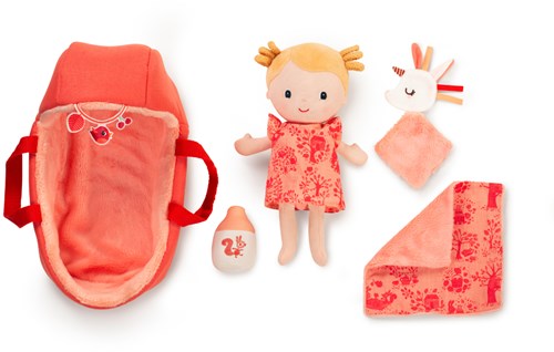 Lilliputiens baby doll Lena soft playset with carrycot and accessories-2