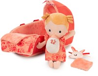 Lilliputiens baby doll Lena soft playset with carrycot and accessories