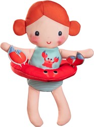 Lilliputiens - Bath Doll Crab Axelle - Bath Toy for Water Fun - Waterproof