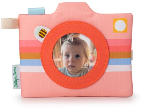 Lilliputiens children's photo album - Stella - colorful fabric baby photo book-2