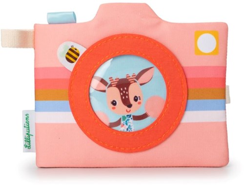 Lilliputiens children's photo album - Stella - colorful fabric baby photo book