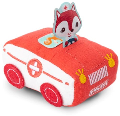 Lilliputiens car Alice - soft pullback toy car for toddlers