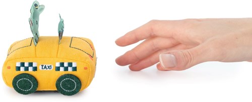 Lilliputiens car Joe - soft pullback toy car for toddlers-3
