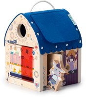 Lilliputiens wooden discovery house - optical illusions toy for ages 3 and up-2