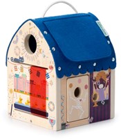 Lilliputiens wooden discovery house - optical illusions toy for ages 3 and up