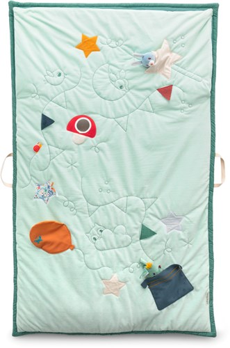 Lilliputiens play mat and sleeping bag Joe the dragon - 2-in-1 activity mat for babies and toddlers