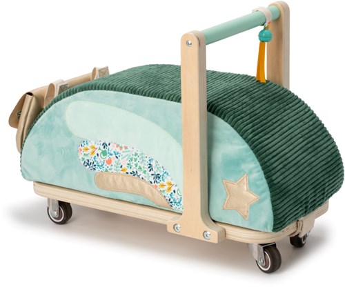 Lilliputiens walker Joe - wooden and fabric baby walker-2