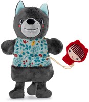 Lilliputiens hand puppet Wolf Louis - soft hand puppet for role play and storytelling-2