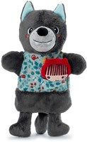 Lilliputiens hand puppet Wolf Louis - soft hand puppet for role play and storytelling