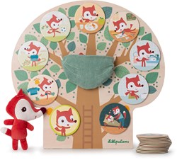 Lilliputiens magnetic toy tree Alice - educational wooden board
