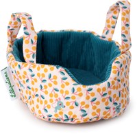 Lilliputiens cat plush Jeanne with basket - interactive toy-3
