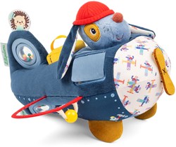 Lilliputiens activity airplane Jules - educational baby toy 26cm