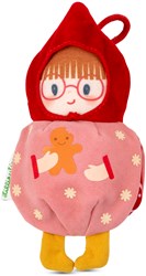 Lilliputiens Christmas elf reversible fabric decoration red Bibbi 2 years