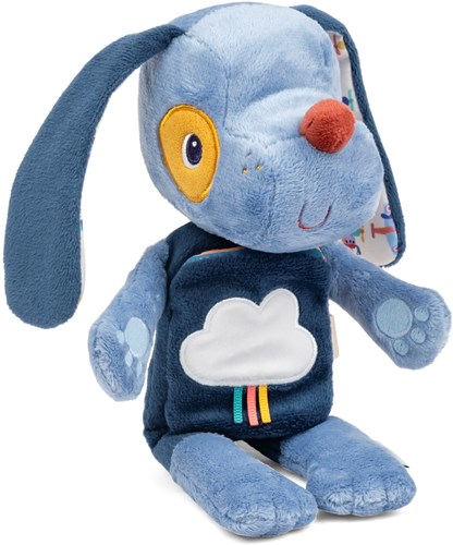 Lilliputiens cuddly toy Jules the Dog with glow-in-the-dark and fabric book-3