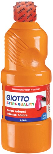 Giotto poster paint orange 500ml extra quality kids paint
