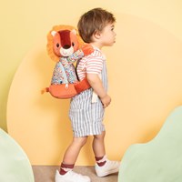 Lilliputiens backpack Jack the Lion - soft children's backpack with adjustable shoulder straps-3