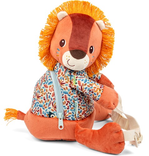 Lilliputiens backpack Jack the Lion - soft children's backpack with adjustable shoulder straps