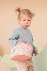 Lilliputiens kids toiletry bag Jeanne the Cat pink polyester travel accessory