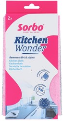 Sorbo dishcloth microfiber kitchen cleaning set of 2 pieces