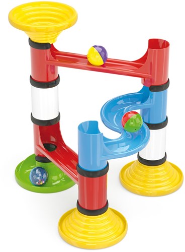 Quercetti marble run Migoga Junior - colorful playset 22 pieces