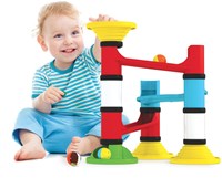 Quercetti marble run Migoga Junior - colorful playset 22 pieces-3