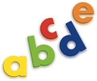 Quercetti magnetic letters colorful 48 pieces educational toy alphabet-3