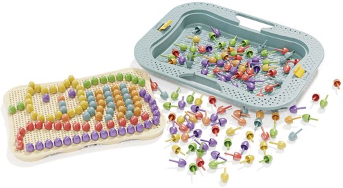 Quercetti mosaic FantaColor Play Bio - peg mosaic 160-piece toy-3