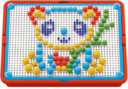 Quercetti mosaic toy FantaColor Portable 150 pin blue