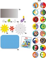 Quercetti gear set animals educational toy colorful for kids-2