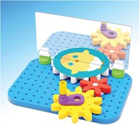 Quercetti gear set animals educational toy colorful for kids-3