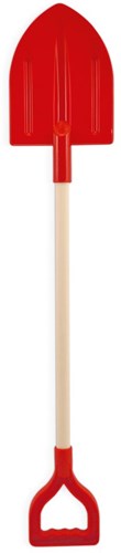 Adriatic toy shovel with wooden handle - 73 cm sand shovel-2