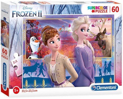 Clementoni Frozen 2 puzzle - 60 pieces - kids jigsaw cardboard