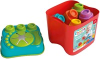 Clementoni sensory blocks Soft Clemmy cube for babies and toddlers-2