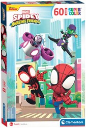 Clementoni puzzle Marvel Spidey and his friends 60 maxi pieces cardboard