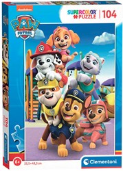 Clementoni puzzle Paw Patrol - 104 pieces cardboard kids game