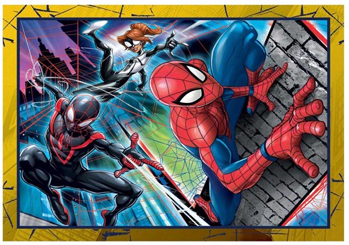 Clementoni Spiderman puzzle - 4 in 1 - kids jigsaw cardboard-2