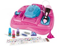 Clementoni Nail Studio - Crazy Chic Nail Art Studio for Kids with Glitter-2