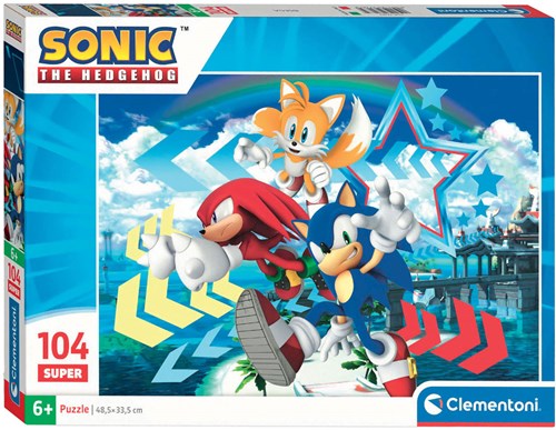 Clementoni puzzle - Sonic the Hedgehog - 104 pieces - Kids Toy