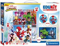 Edukit 4in1 Spidey educational toy puzzle memory blocks