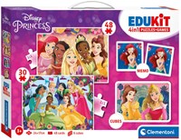 Disney educational toy Clementoni 4in1 princess memory puzzle game