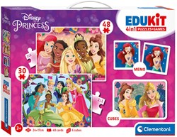 Disney educational toy Clementoni 4in1 princess memory puzzle game