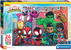 Clementoni puzzle - 24 maxi pieces - Spidey and his friends - kids jigsaw