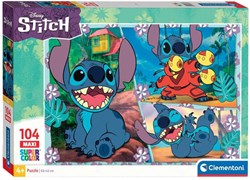 Clementoni puzzle - Disney Stitch - 104 pieces - Kids puzzle - Cartoon