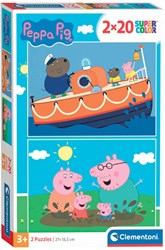 Clementoni puzzle Peppa Pig 2x20 pieces colorful cardboard toy