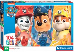 Clementoni puzzle - Paw Patrol jigsaw puzzle 104 pieces cardboard