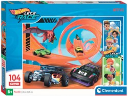 Clementoni puzzle - Hot Wheels - 104 pieces - colorful kids puzzle