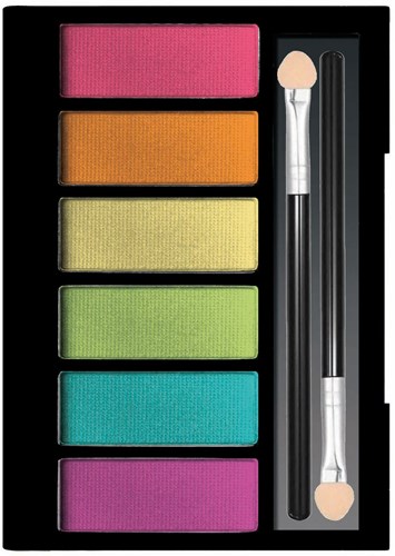 Clementoni eyeshadow tropical make-up set for kids 8-piece-2