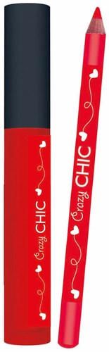 Clementoni Crazy Chic Lipgloss en Lipliner Kersen Rood-2