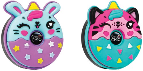 Clementoni Crazy Chic Oogschaduw Dieren Donut Paars/Blauw