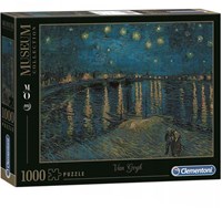 Clementoni Legpuzzel Kunstwerken Sterrennacht boven de Rhône, 1000st.